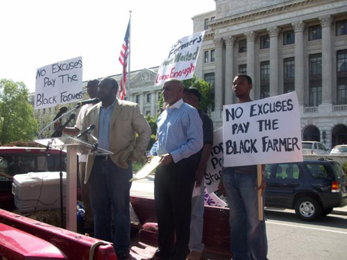 Black farmers rallied in Washington D.C. last week to receive payment from USDA discrimination settlement.